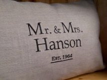 Personalized "Union" Pillow